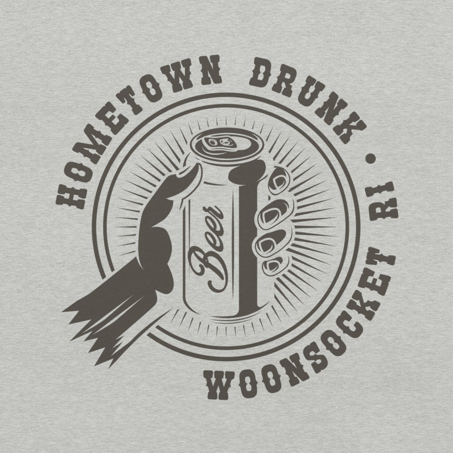 Hometown Drunk Woonsocket T-shirt