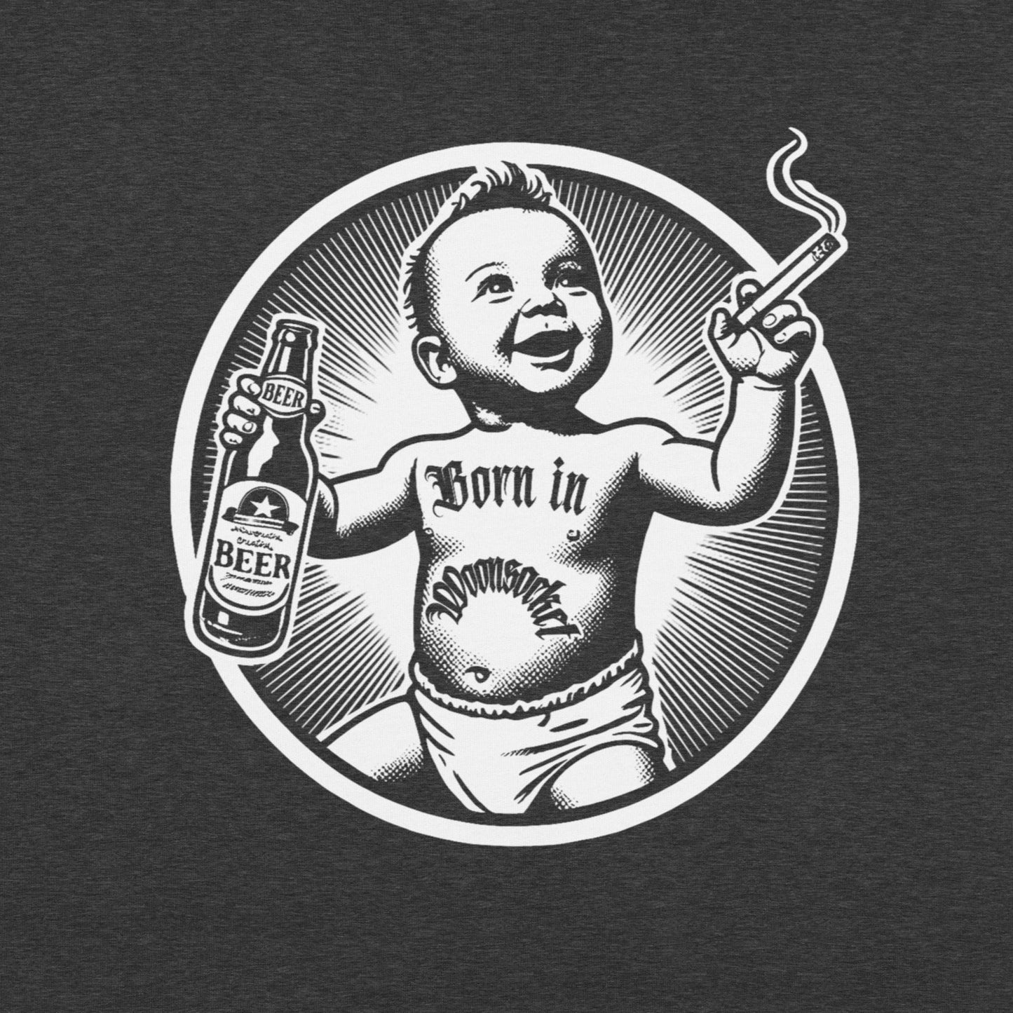 Born In Woonsocket, Baby T-Shirt