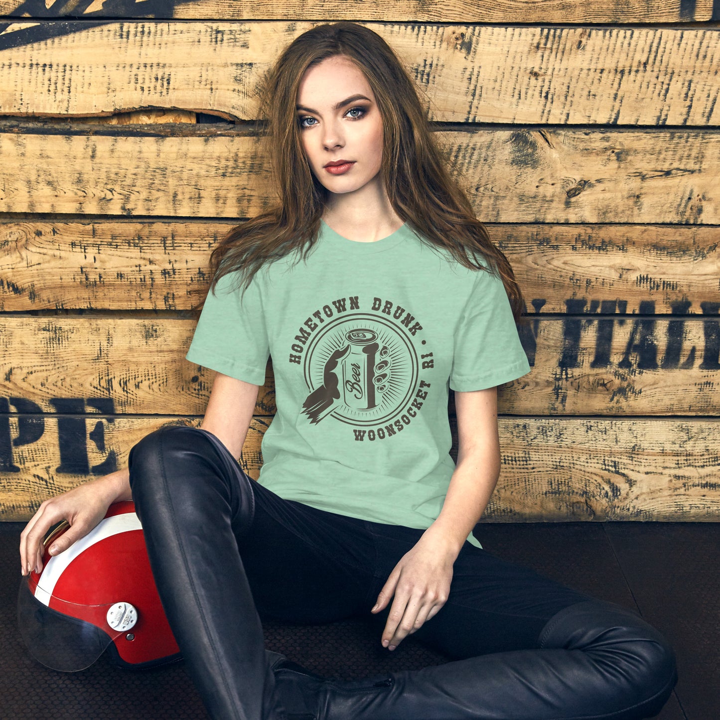 Hometown Drunk Woonsocket T-shirt