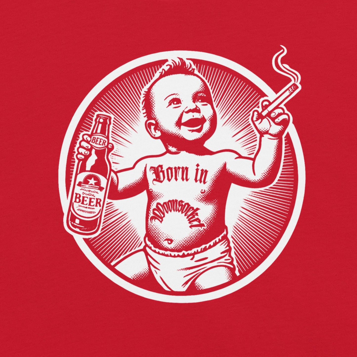 Born In Woonsocket, Baby T-Shirt