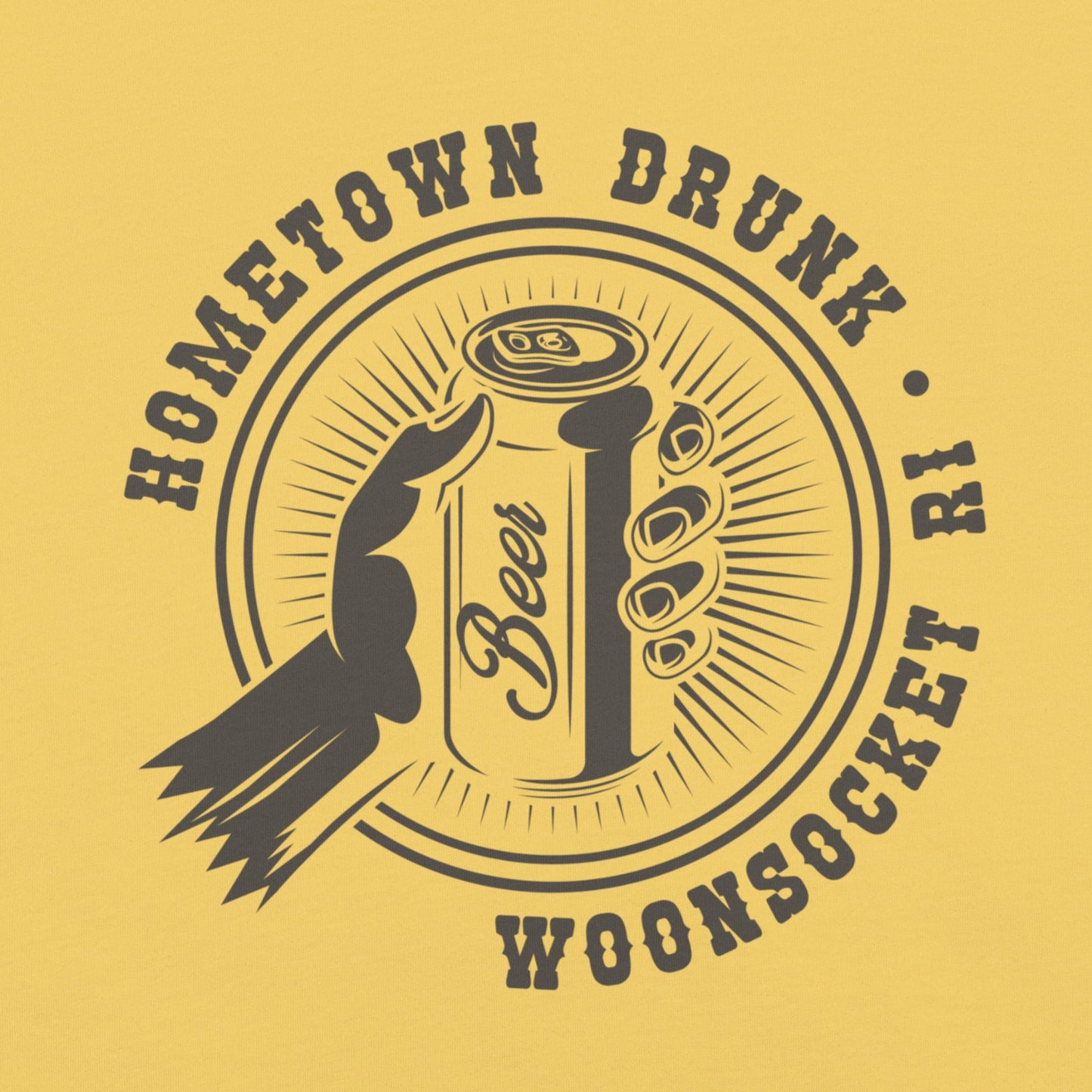 Hometown Drunk Woonsocket T-shirt