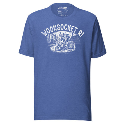 Woonsocket RI Bike and Bottles T Shirt