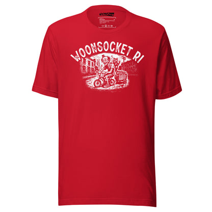 Woonsocket RI Bike and Bottles T Shirt
