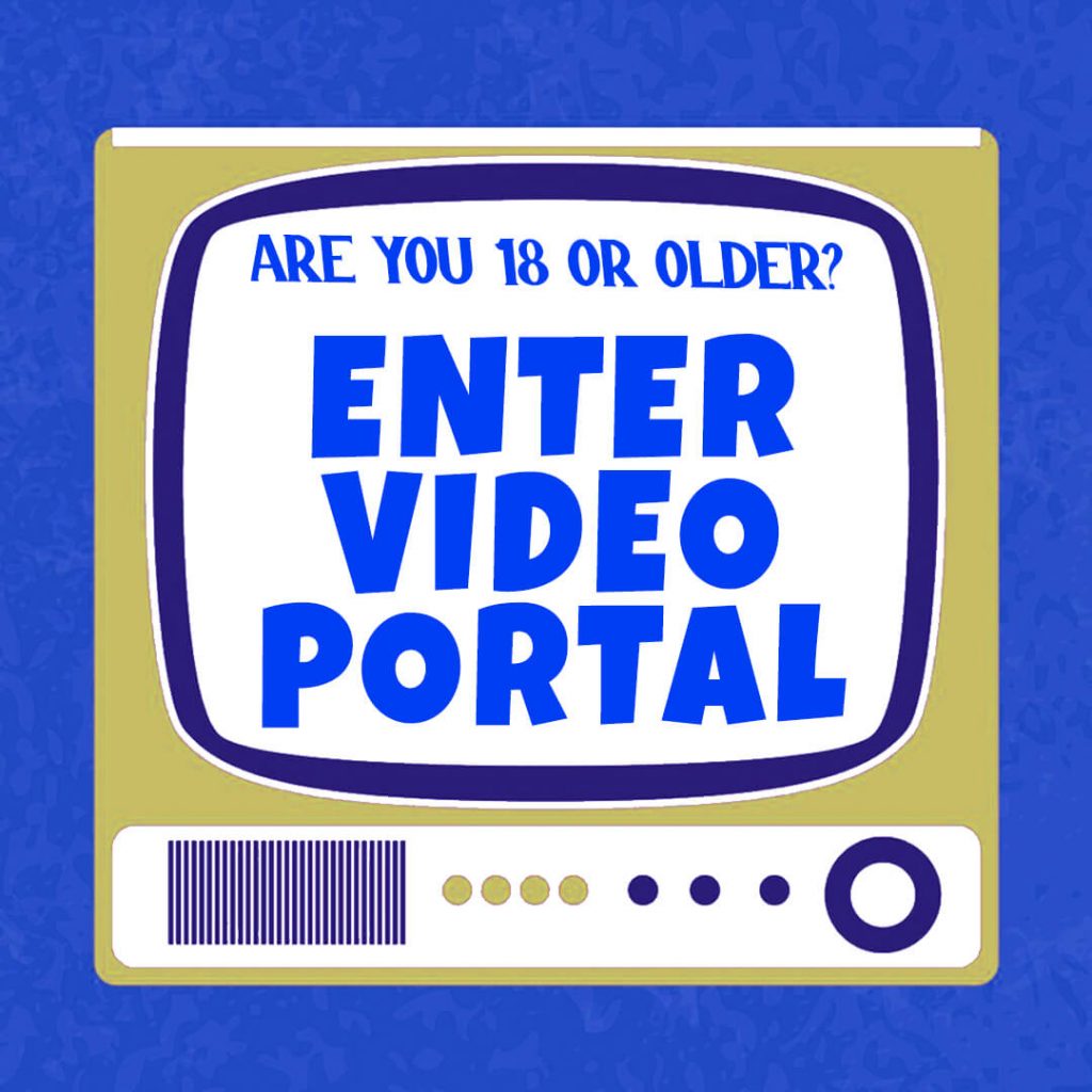 Enter Video Portal button for uncensored adult humor site access